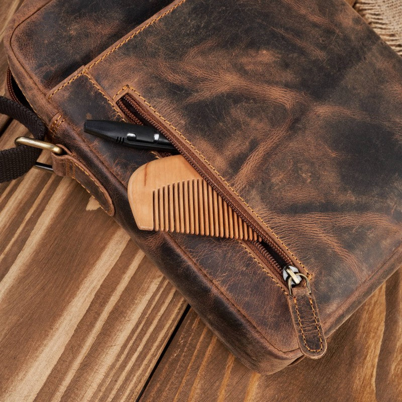 Sacoche homme cuir marron – Torni - PAOLO PERUZZI